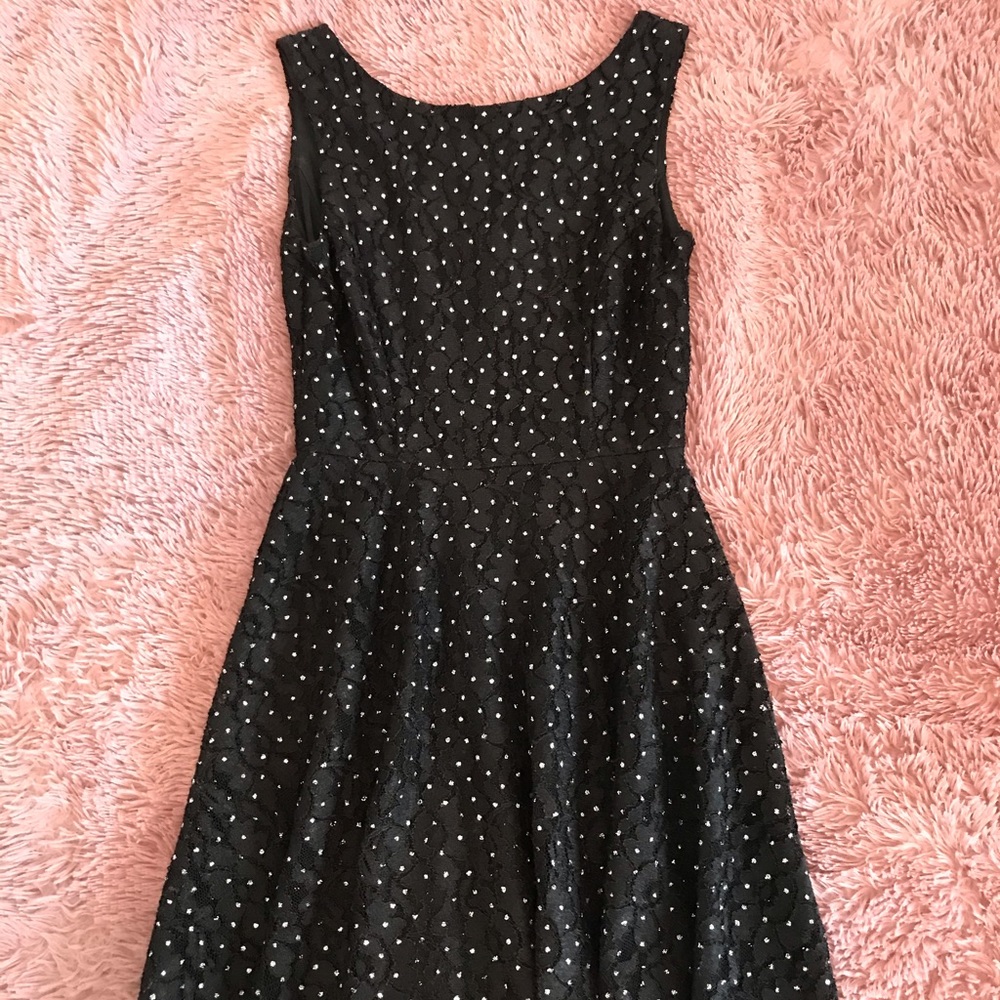 Mini black dress